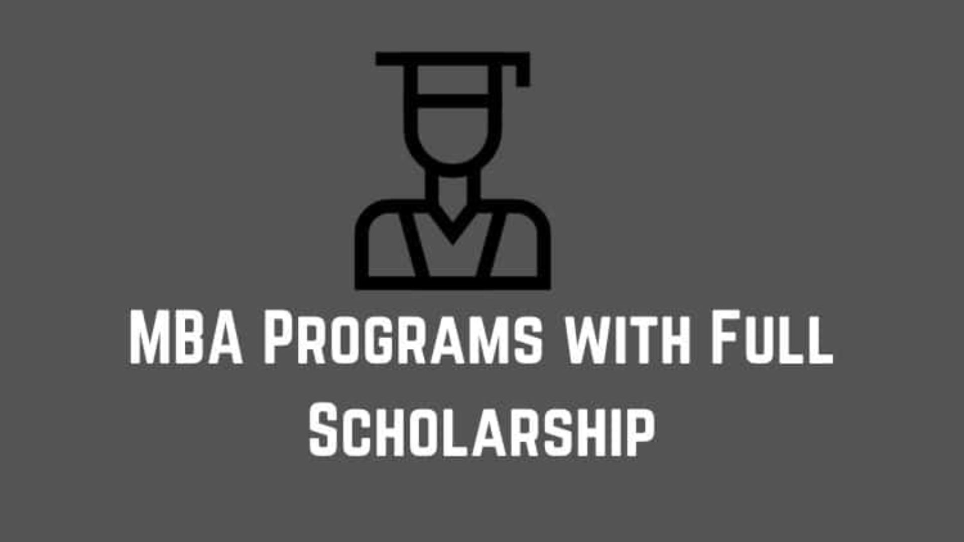 Online MBA Programs with Full Scholarships